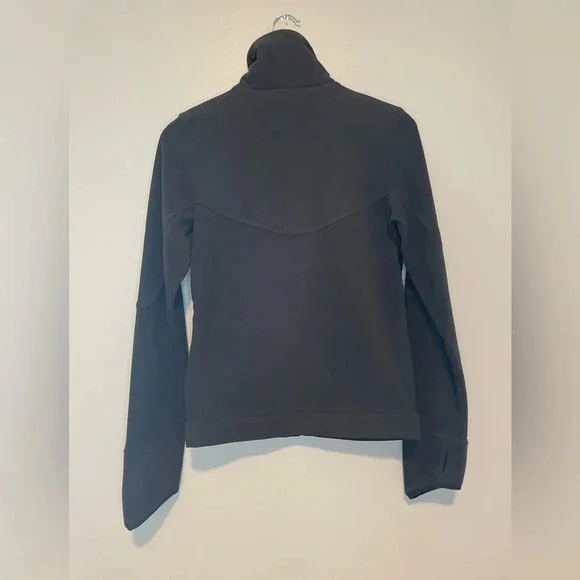 Women’s Adidas fleece zip-up sweater black size XS - Picture 2 of 9